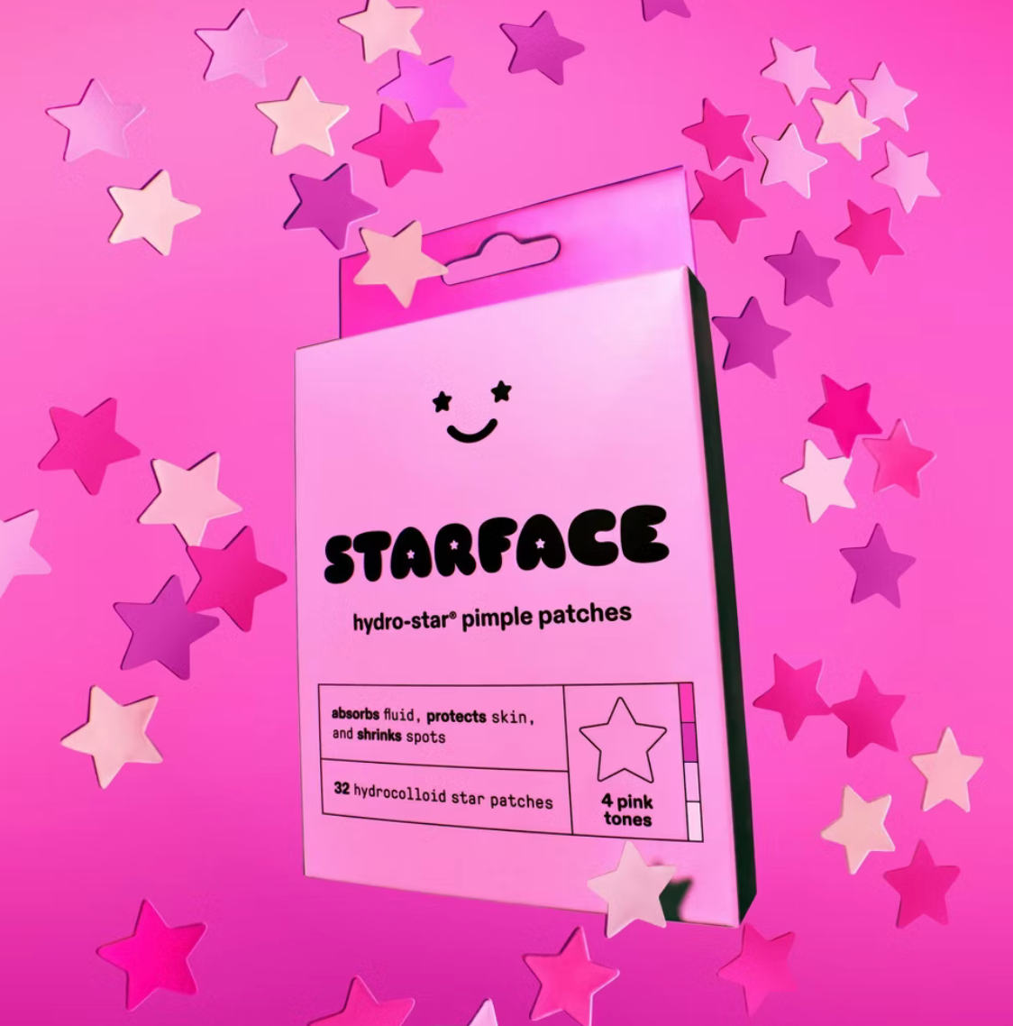 Starface Pink Star Pimple Patches