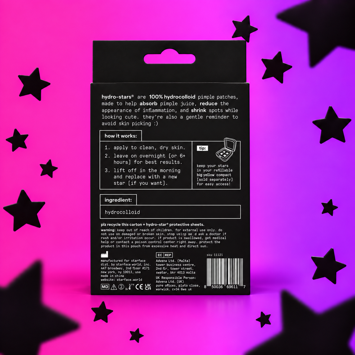 Starface Black Star Pimple Patches